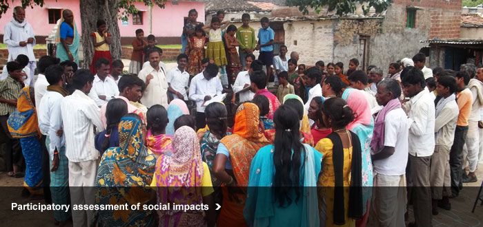 Participatory assessment of social impacts